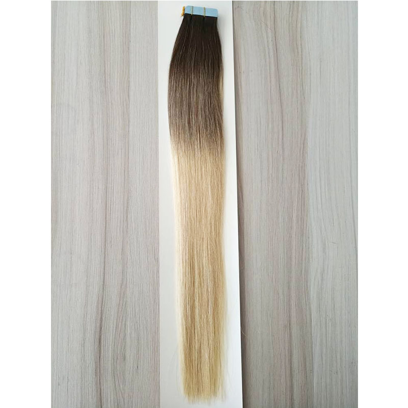 Tape in Hair Extensions Human Hair  Dyed ombre two tone Color 100 gram Per Package  YL310